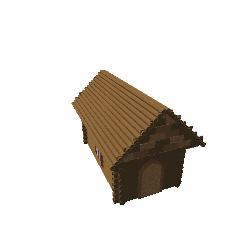 Wide Log House